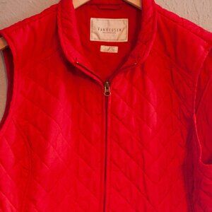 Womens XXL Cozy Red Vest XXL
